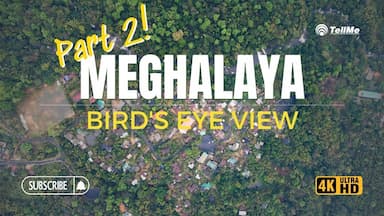 Exploring Mawlynnong Meghalaya in 4K Drone Footage | Serene Beauty and Sustainable Living