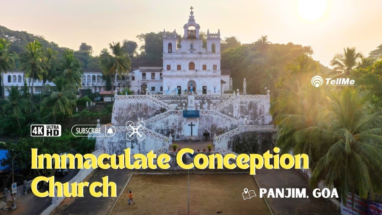 Discovering the Immaculate Conception Church: A Panjim, Goa Landmark I India.