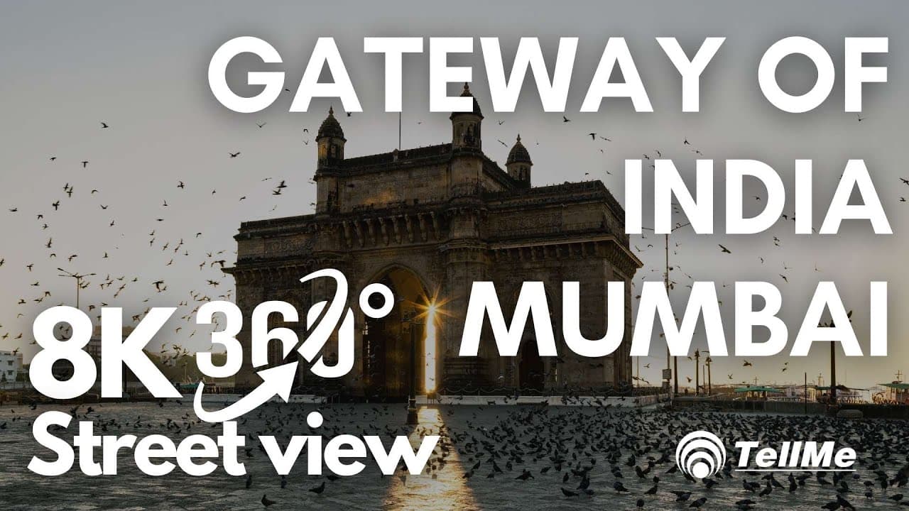 Explore Mumbai in 8K: Virtual Reality 360° Tour of Colaba Streets.