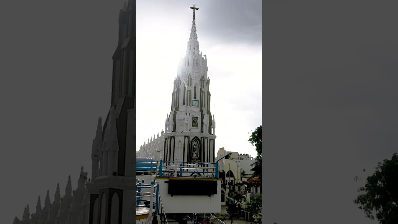 Explore St. Mary's Basilica Bengaluru, Karnataka | India Tour | Stunning Drone View