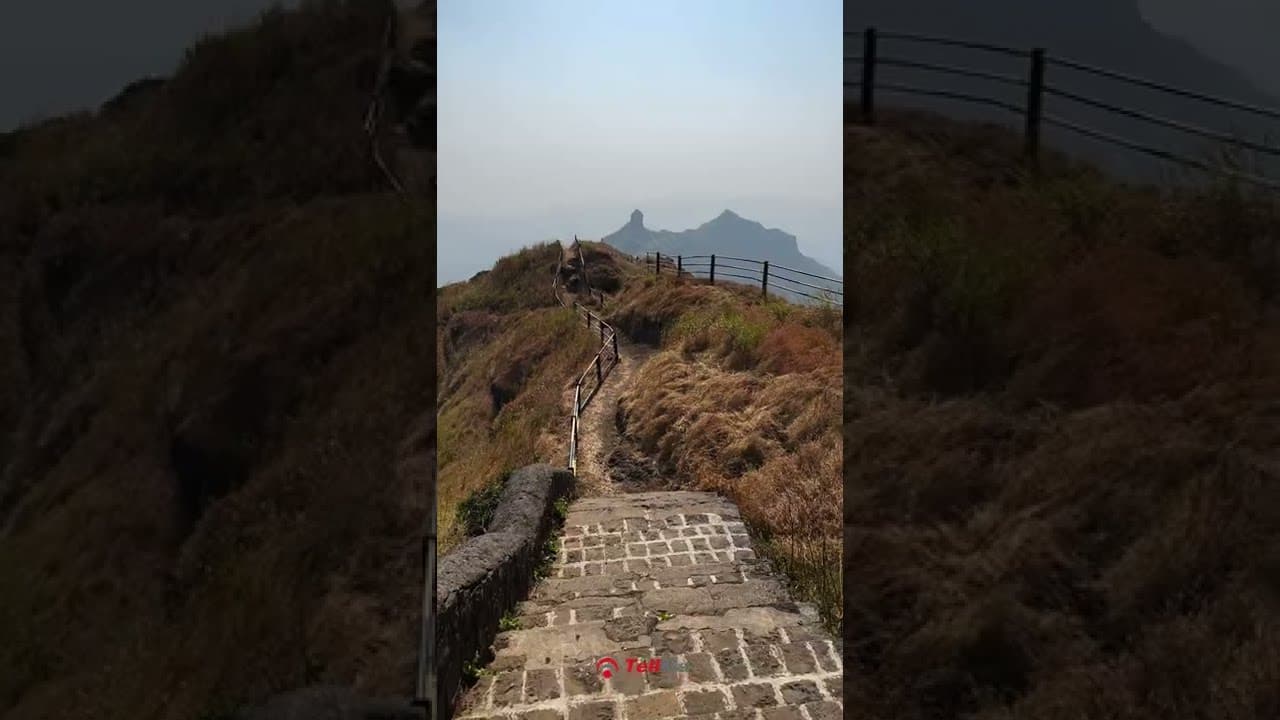 Stunning Aerial View of Torna Fort, Pune | Explore Maharashtra's Majestic Forts