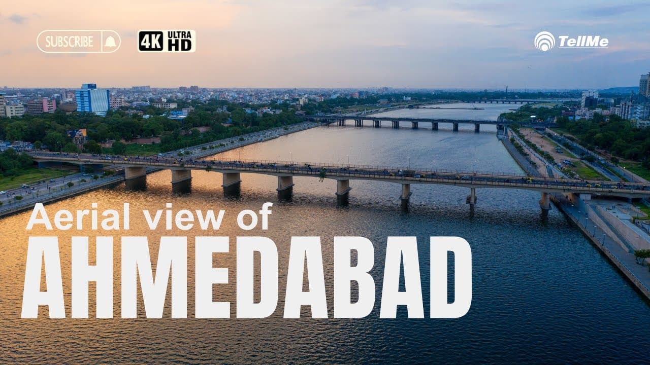 Aerial Ahmedabad: Exploring Gujarat's Vibrant Metropolis in 4K | Gujarat Tourism