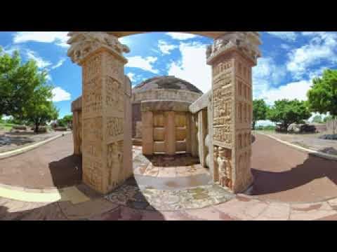 Explore the Great Stupa of Sanchi in 360° 3D VR | A Journey Through Time