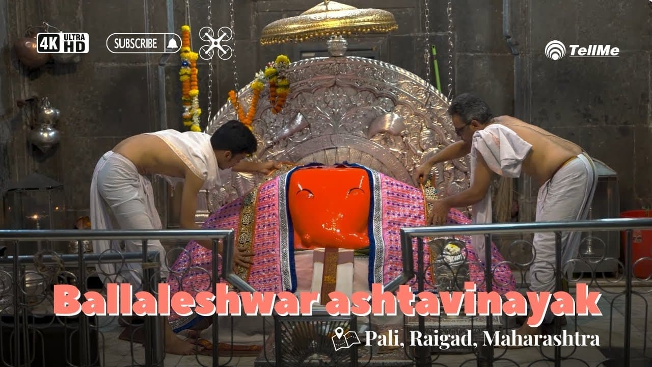 Take look at one of the most sacred and spiritual Ballaleshwar Ashtavinayak I Pali I Maharashtra