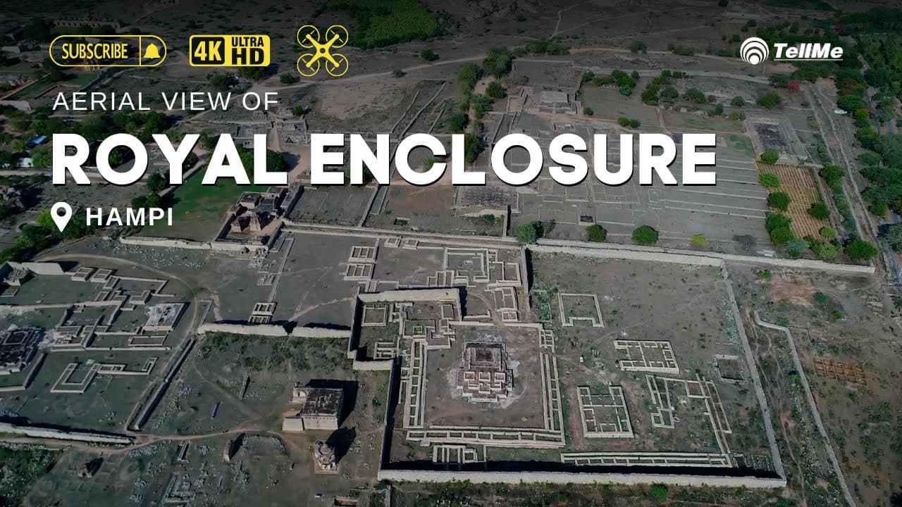 Journey Through Time: The Royal Enclosure of Hampi | Unveiling India’s Majestic Past 2024.