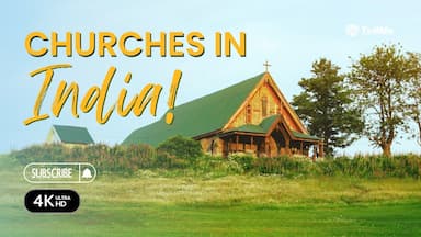 Stunning 4K Drone Tour of India's Majestic Churches Famous Churches Episode 1.