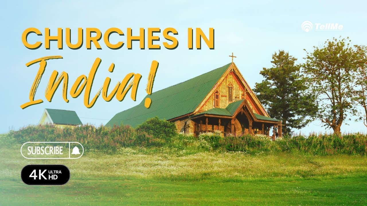 Stunning 4K Drone Tour of India's Majestic Churches Famous Churches Episode 1.