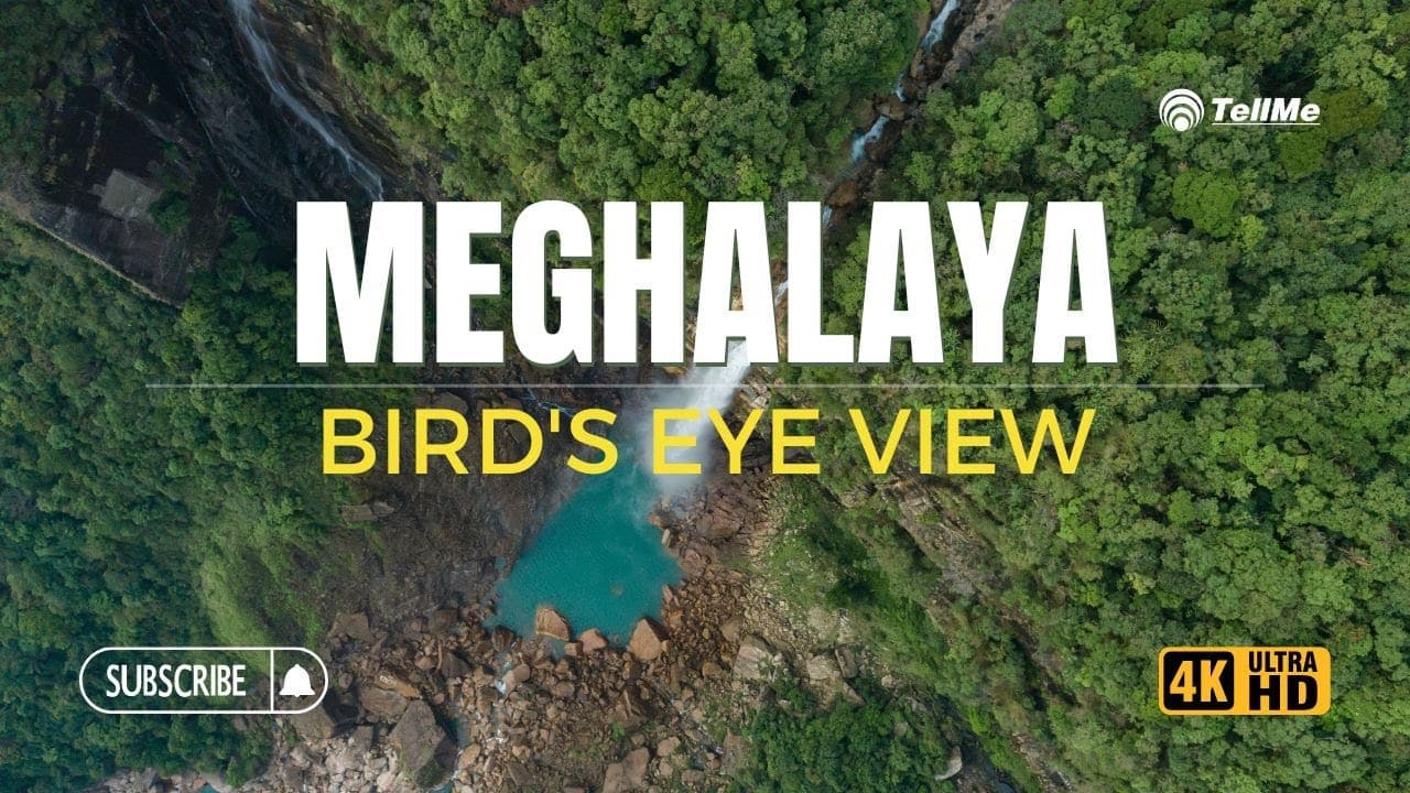 Mesmerizing Meghalaya: 4K Drone Footage with Relaxing Music | Part 1